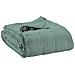 Bed Cover Stonewashed Zeff Grey Green 240 X 260 - Foto miniatura 1