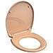 Tavola WC Duroplast Chiusura Ammortizzata Sgancio Rapido BEIGE - Foto miniatura 3