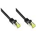 8070R-010S, Cat7, S / FTP (S-STP) , RJ-45, RJ-45, Maschio / maschio, Nero - Foto miniatura 1