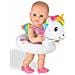 Costume Da Bagno Rosa Unicorno Per Bambole Di 35-45 Cm 3 Pezzi - Foto miniatura 2