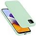 Custodia Compatibile Con Samsung Galaxy A22 5g In Liquid Verde Chiaro - Coperchio Protettivo In Silicone Tpu Flessibile - Foto miniatura 1