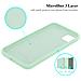 Custodia Compatibile Con Samsung Galaxy A22 5g In Liquid Verde Chiaro - Coperchio Protettivo In Silicone Tpu Flessibile - Foto miniatura 6