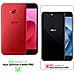 Catena Di Telefoni Cellulari Compatibile Con Asus Zenfone 4 Selfie Pro In Rosso Rubino - Coperchio Protettivo In Silicone Con Anelli D'argento, Cinturino In Corda E Custodia Staccabile - Foto miniatura 2