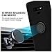 Custodia Compatibile Con Samsung Galaxy Note 9 In Liquid Nero - Coperchio Protettivo In Silicone Tpu Flessibile Con Anello - Foto miniatura 8