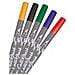 Online Schreibgerte Calli Evidenziatore 5 Pz Punta Del Pennello Nero, Verde, Porpora, Rosso, Giallo - Foto miniatura 1