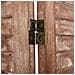 Divisorio 6 Pannelli Marrone 210x165cm Legno Massello Paulownia - Foto miniatura 5
