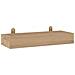Mensole Da Parete 2 Pz 40x15x6 Cm In Legno Massello Di Teak - Foto miniatura 3