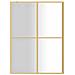 Parete Per Doccia Walk-in Vetro Trasparente Esg 140x195 Cm Oro - Foto miniatura 3