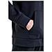 Fleece Full-zip Hoodie 1373357-001, Uomini, Nero, Xs - Foto miniatura 5