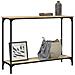 Tavolino Consolle Rovere Sonoma 101x30,5x75cm Legno Multistrato - Foto miniatura 3