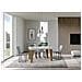 Tavolo Allungabile 90x130/234 Cm Naxy Mix Piano Bianco Frassino - Gambe Noce - Bianco Frassino /quercia Natura - Foto miniatura 4