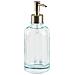 Set Di 5 Accessori Bagno Vetro Menta E Argento Amarga - Foto miniatura 6