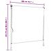 Tenda A Rullo Esterno Arancio Bianca 200x270cm Tessuto Acciaio - Foto miniatura 7