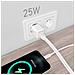 ASCH-25W2P014-W Caricabatterie per dispositivi mobili Universale Bianco AC Ricarica rapida Interno - Foto miniatura 5