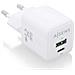 ASCH-25W2P014-W Caricabatterie per dispositivi mobili Universale Bianco AC Ricarica rapida Interno - Foto miniatura 1