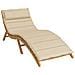 Cuscino Per Lettino Beige 180x60x3 Cm In Tessuto Oxford - Foto miniatura 3