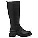 Long Boot Flat Stivali Pelle Scarpe Donna Nero Eu 37, 1-25617-43 001 - Foto miniatura 2