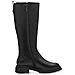Long Boot Flat Stivali Pelle Scarpe Donna Nero Eu 37, 1-25617-43 001 - Foto miniatura 3