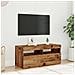 Mobile Porta TV con LED Legno Antico 90x35x40 cm Multistrato - Foto miniatura 5
