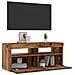 Mobile Porta TV con LED Legno Antico 90x35x40 cm Multistrato - Foto miniatura 6