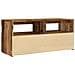Mobile Porta TV con LED Legno Antico 90x35x40 cm Multistrato - Foto miniatura 10