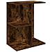 Comodino Rovere Fumo 46,5x29x61 Cm In Legno Multistrato - Foto miniatura 2