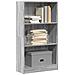 Libreria Grigio Sonoma 60x24x109 Cm In Truciolato - Foto miniatura 1