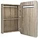 Armadietto Bagno Con Specchio E Led Rovere 60x11x80 Cm - Foto miniatura 4