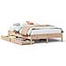 Letto senza Materasso 140x190 cm in Legno Massello di Pino - Foto miniatura 1