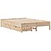 Letto senza Materasso 140x190 cm in Legno Massello di Pino - Foto miniatura 3