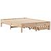 Letto senza Materasso 140x190 cm in Legno Massello di Pino - Foto miniatura 8