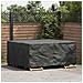 Copertura per mobili da esterno Nero 200 x 160 x 70 cm 210D - Foto miniatura 2