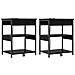 Mobiletti da Notte 2 pcs Rovere nero 41 x 31 x 51 cm - Foto miniatura 1