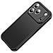 Custodia Magnetica Nera Opaca Compatibile Con Iphone 17 - Antiurto, Anti-impronta, Dissipazione Del Calore - Foto miniatura 3