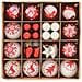 Set di Palle di Natale 40 pcs Rosso e Bianco Plastica - Foto miniatura 3