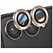 Protezione Obiettivo Fotocamera Per Galaxy Z Flip 7 Doppia Lente, Dorato - Foto miniatura 1