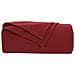 Coperte da Pile 6 pcs Rosso Bordeaux 240 x 220 cm Panno - Foto miniatura 5