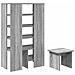 Mobile per scarpe 2 pcs Grigio Sonoma Legno multistrato - Foto miniatura 9