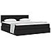 Letto con Contenitore Nero 180 x 200 cm Pelle Sintetica - Foto miniatura 3