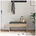 Panca per ingresso con cuscino Rovere Sonoma 83 x 38 x 40 cm - Foto miniatura 4
