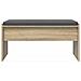 Panca per ingresso con cuscino Rovere Sonoma 83 x 38 x 40 cm - Foto miniatura 5