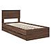 Struttura del letto con cassetto Rovere Marrone 75 x 190 cm - Foto miniatura 4