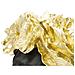 Scultura Donna Con Farfalle Sul Capo In Resina Nera E Oro - Foto miniatura 5