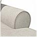 Chaise Longe con Gonna con cuscino Crema 157 x 91 x 91 cm ARES - Foto miniatura 8