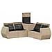Set di divani 5 pz Beige e Grigio Chiaro - Foto miniatura 5