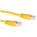 Cavo Rete ACT - Categoria 6 - for Dispositivo di rete - 1,50 m - 1 x RJ-45 Maschio Rete - 1 x RJ-45 Maschio Rete - Cavo patch - Giallo - Foto miniatura 1