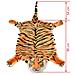 Tappeto di Peluche a Forma di Tigre 144 cm Marrone - Foto miniatura 4