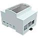 Raspberry Pi4b Din Rail Housing - Gray Plastic - Foto miniatura 1