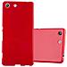 Custodia Compatibile Con Sony Xperia M5 In Jelly Rosso - Coperchio Protettivo In Silicone Tpu Flessibile - Foto miniatura 4