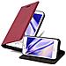 Custodia Compatibile Con Apple Iphone 7 / 7s / 8 / Se 2020 In Rosso Mela - Coperchio Protettiva Con Chiusura Magnetica, Funzione Stand E Tasca Per Le Carte - Foto miniatura 1
